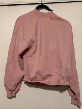 Abercrombie & Fitch Blush Pink Fleece Pullover